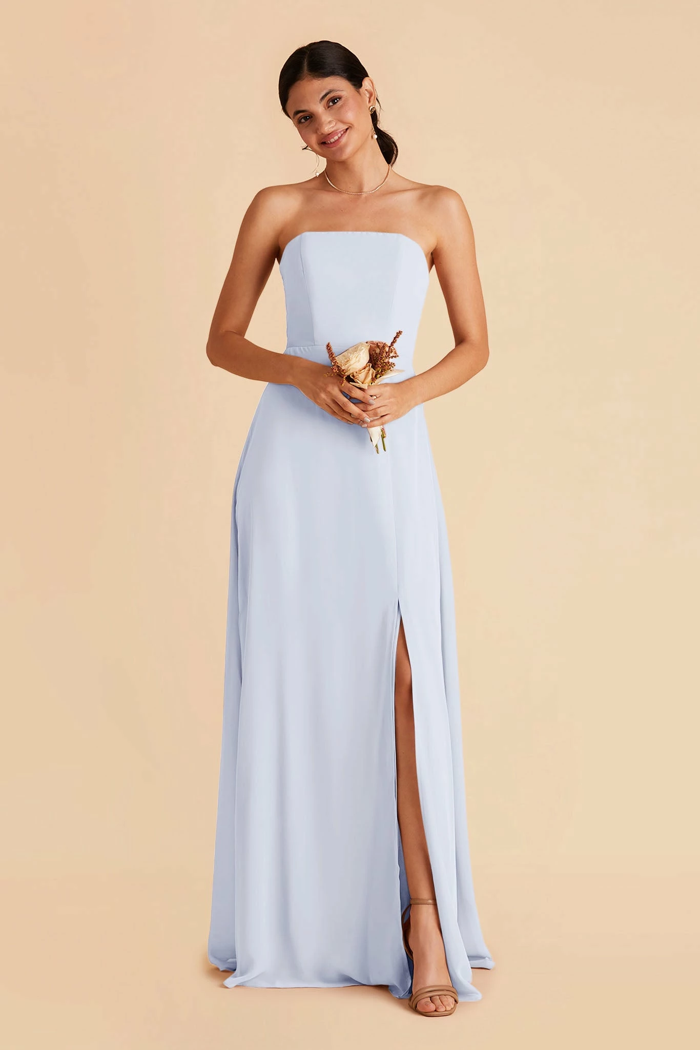 Chris Convertible Chiffon Dress - Ice Blue 1 Chris Convertible Chiffon Dress - Ice Blue