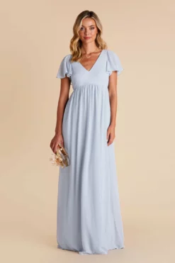 Hannah Empire Dress - Ice Blue -US Skirt Sales 2024 ice blue hannah bridesmaid dress 03