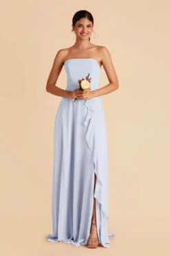 Winnie Convertible Chiffon Dress - Ice Blue