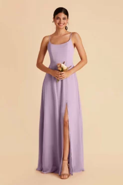 Amy Chiffon Dress - Lavender