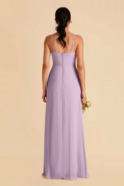 Amy Chiffon Dress - Lavender -US Skirt Sales 2024 lavender amy bridesmaid dress 04