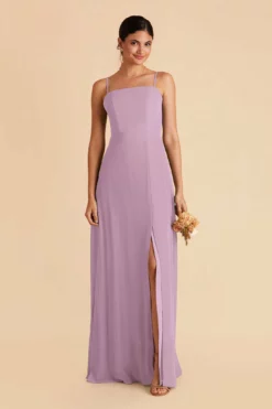 Chris Convertible Chiffon Dress - Lavender