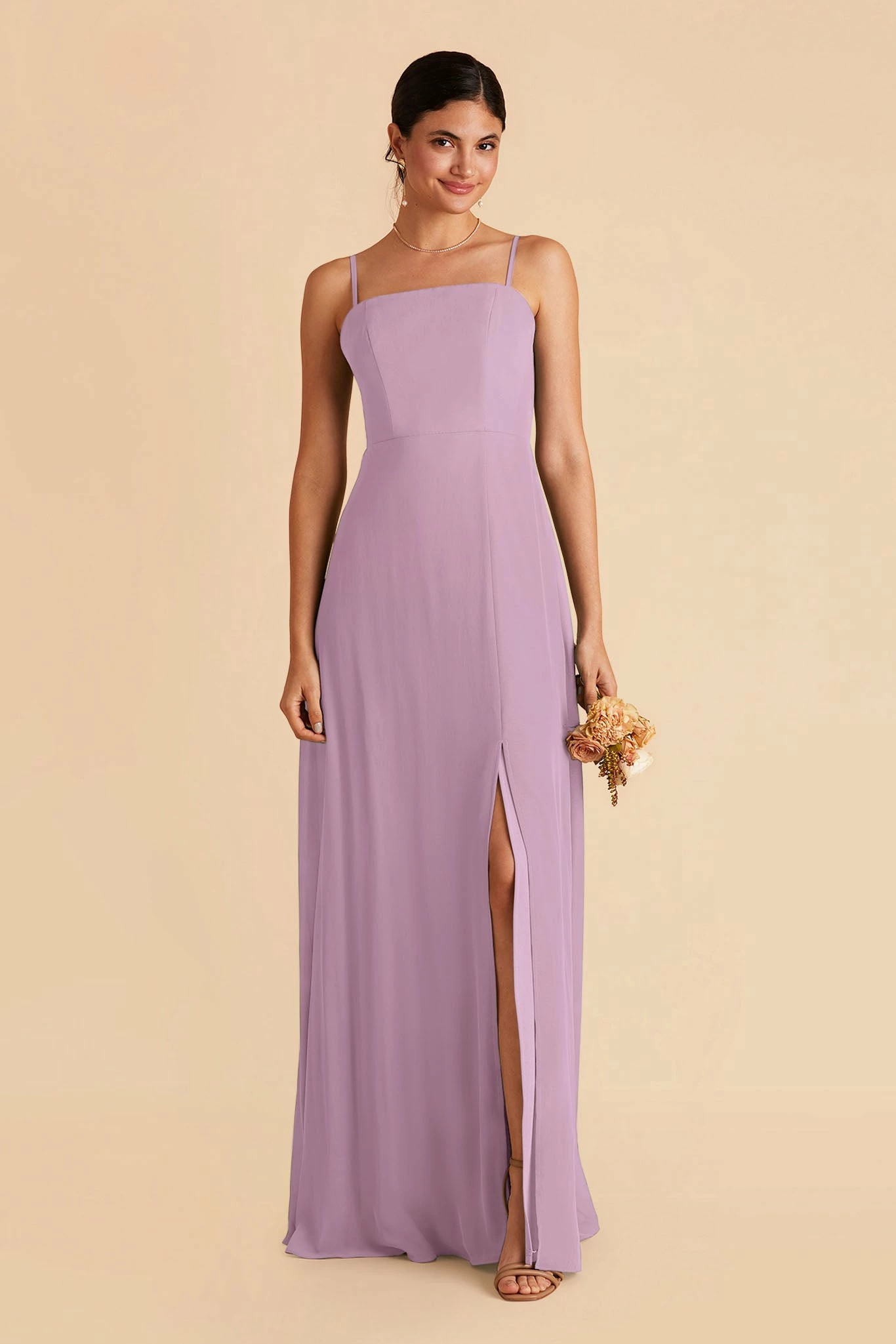 Chris Convertible Chiffon Dress - Lavender 1 Chris Convertible Chiffon Dress - Lavender