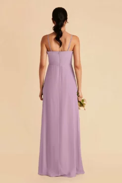 Chris Convertible Chiffon Dress - Lavender 15 Chris Convertible Chiffon Dress - Lavender -US Skirt Sales 2024 lavender chris convertible bridesmaid dress 03