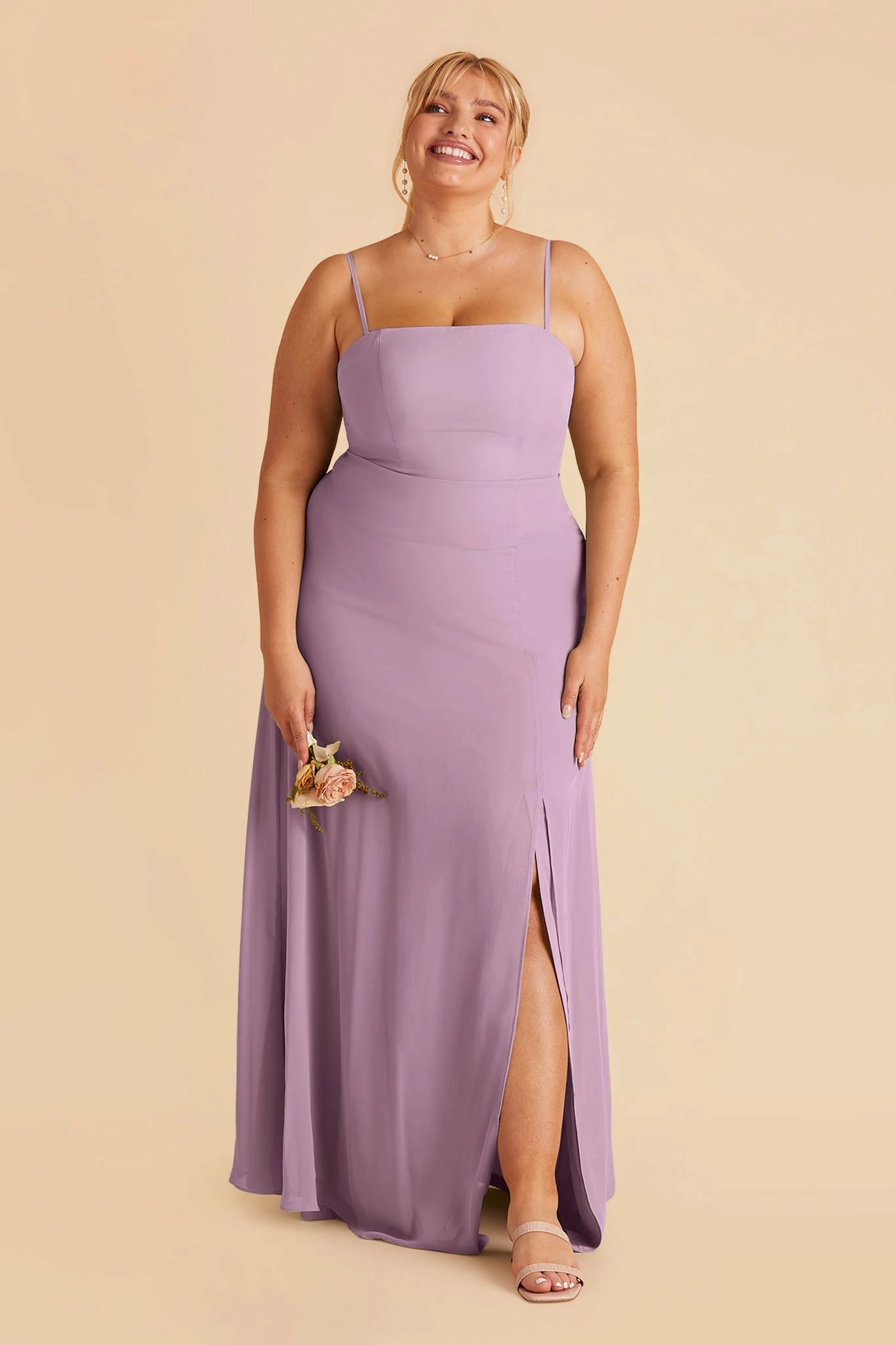 Chris Convertible Chiffon Dress - Lavender 7 Chris Convertible Chiffon Dress - Lavender - Image 7