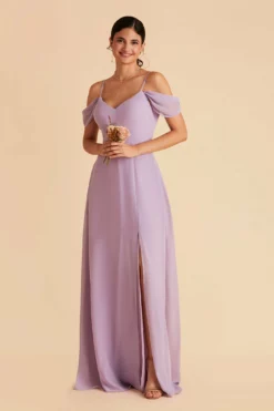 Devin Convertible Dress - Lavender -US Skirt Sales 2024 lavender devin convertible slit bridesmaid dress 02