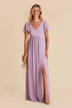 Hannah Empire Dress - Lavender -US Skirt Sales 2024 lavender hannah bridesmaid dress 02
