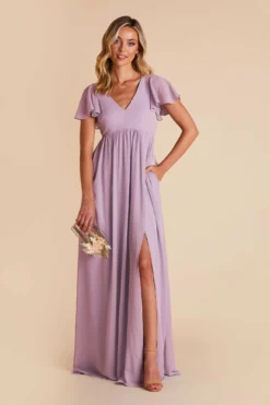 Hannah Empire Dress - Lavender -US Skirt Sales 2024 lavender hannah bridesmaid dress 05