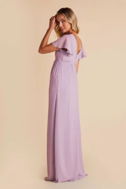 Hannah Empire Dress - Lavender -US Skirt Sales 2024 lavender hannah bridesmaid dress 06
