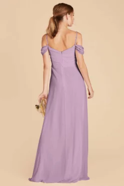 Spence Convertible Dress - Lavender -US Skirt Sales 2024 lavender spence convertible slit bridesmaid dress 01