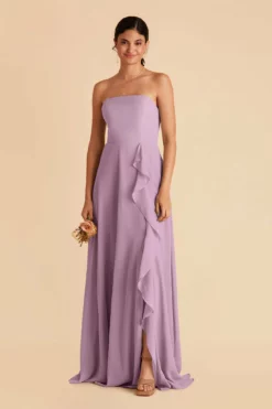 Winnie Convertible Chiffon Dress - Lavender