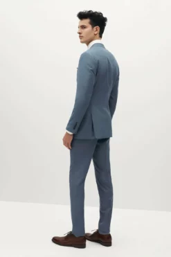 Light Blue Groomsman Suit By SuitShop -US Skirt Sales 2024 light blue suitshop groomsmen suit 05