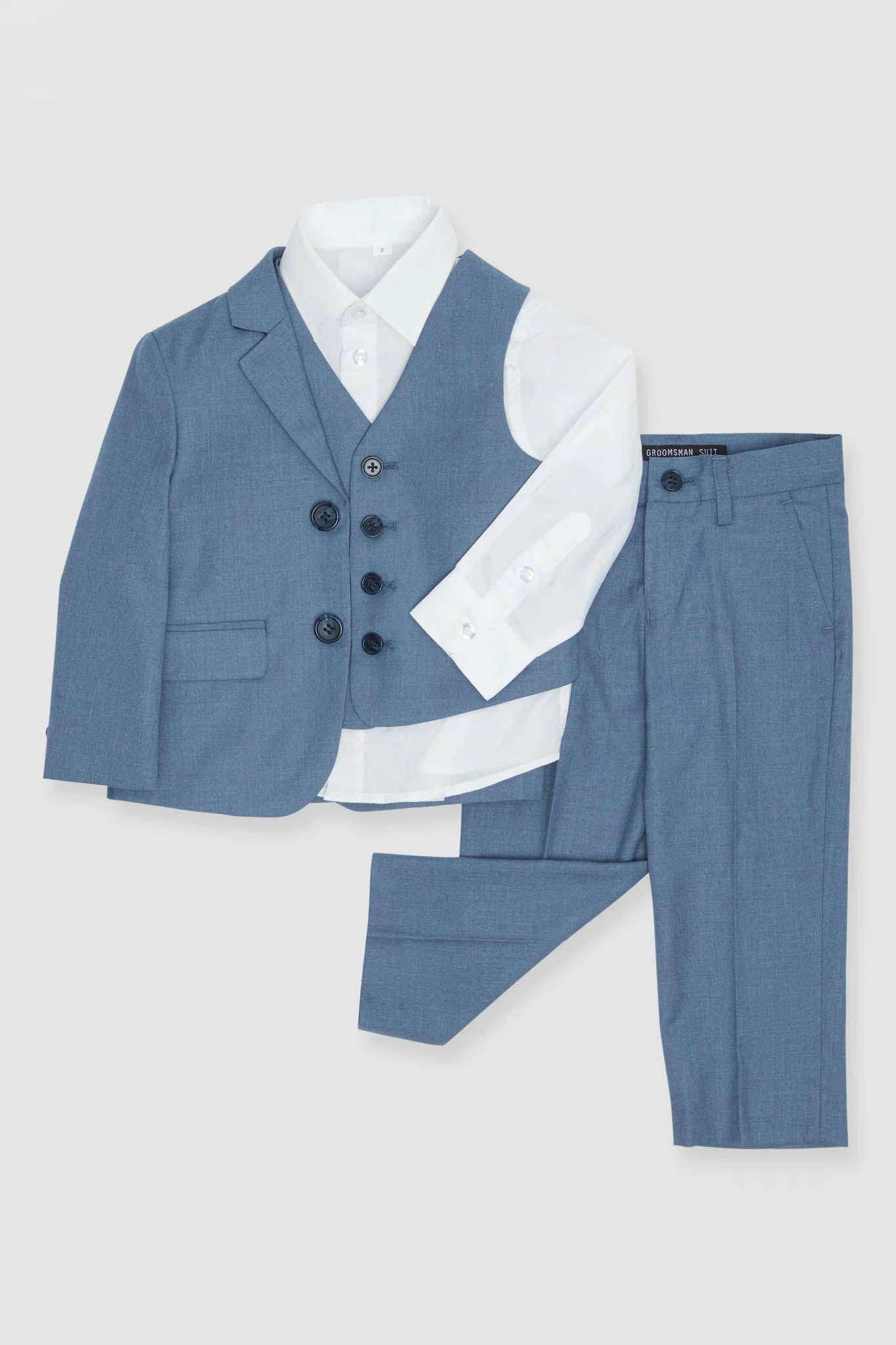 Light Blue Kids Suit By SuitShop 2 Light Blue Kids Suit By SuitShop - Image 2