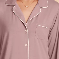 Kamryn Sleepshirt - Mauve -US Skirt Sales 2024 mauve kamryn sleepshirt bridesmaid pajama 01TMS LIVE PREVIEW