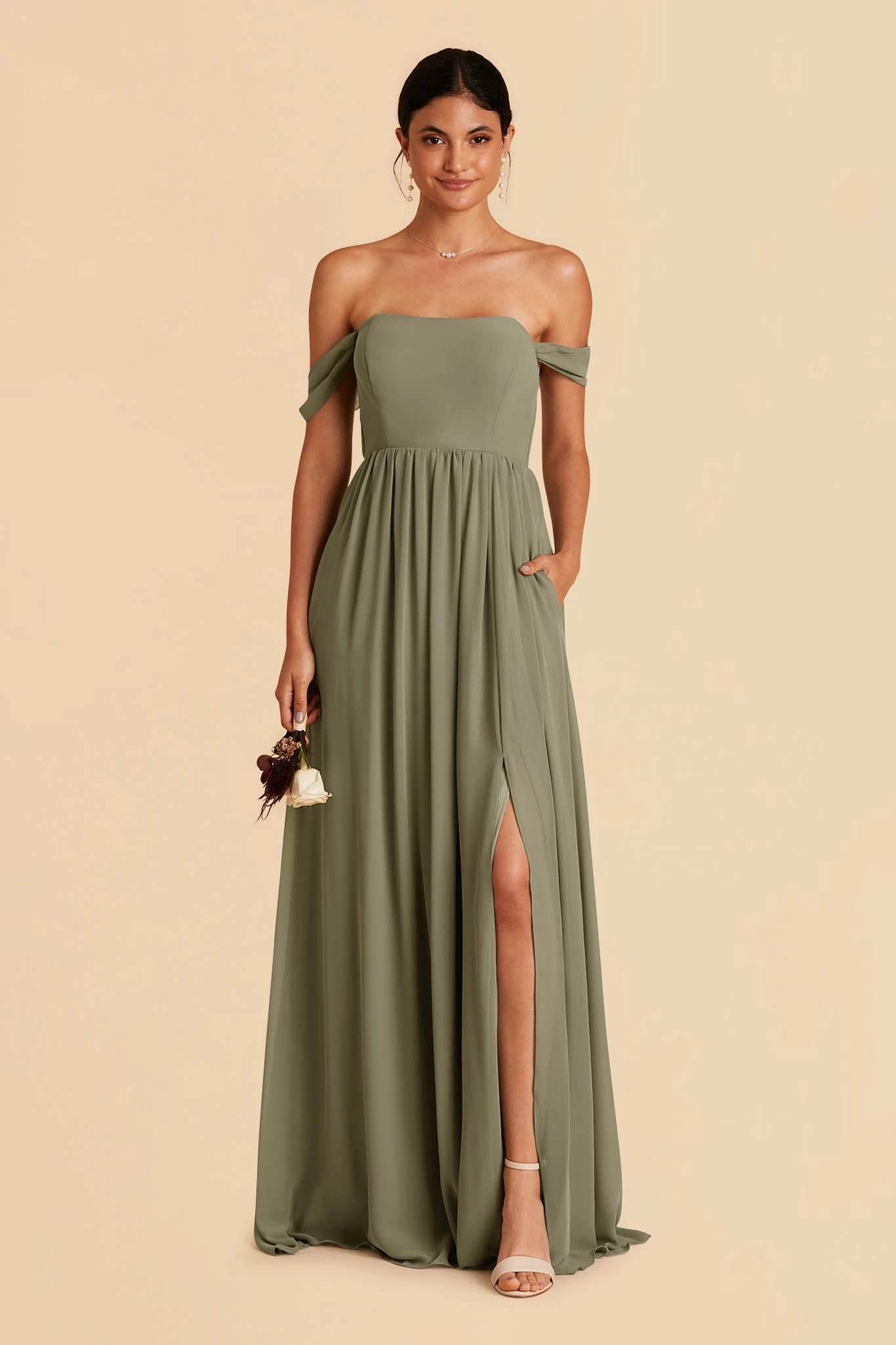 August Convertible Dress - Moss Green 1 August Convertible Dress - Moss Green