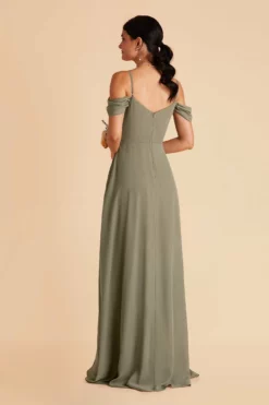 Devin Convertible Dress - Moss Green -US Skirt Sales 2024 moss green devin convertible slit bridesmaid dress 05