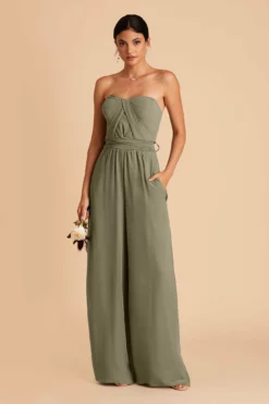 Gigi Convertible Jumpsuit - Moss Green -US Skirt Sales 2024 moss green gigi convertible bridesmaid jumpsuit 01 d9c60d90 d403 4e1c 8253 646aa6743143