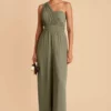 Gigi Convertible Jumpsuit - Moss Green