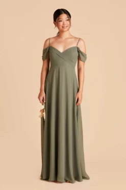 Spence Convertible Dress - Moss Green