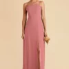 Chris Convertible Chiffon Dress - Mulberry