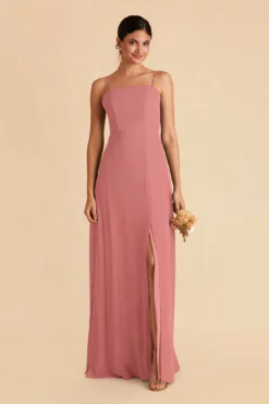 Chris Convertible Chiffon Dress - Mulberry
