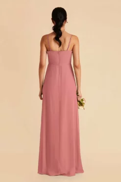 Chris Convertible Chiffon Dress - Mulberry -US Skirt Sales 2024 mulberry chris convertible bridesmaid dress 03