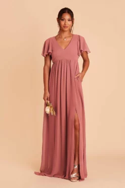 Hannah Empire Dress - Mulberry -US Skirt Sales 2024 mulberry hannah bridesmaid dress 02