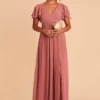 Hannah Empire Dress - Mulberry