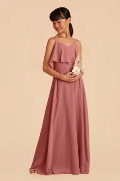 Janie Convertible Junior Dress - Mulberry