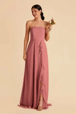 Winnie Convertible Chiffon Dress - Mulberry