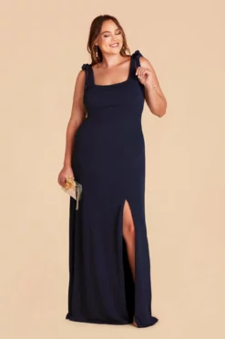 Alex Convertible Dress - Navy -US Skirt Sales 2024 navy alex plus size convertible bridesmaid dress 03