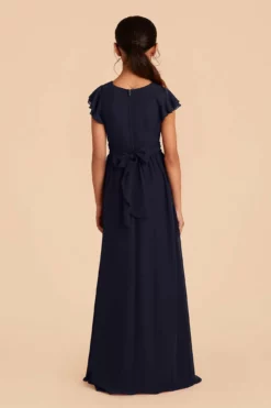 Celine Junior Dress - Navy -US Skirt Sales 2024 navy celine junior bridesmaid dress 03
