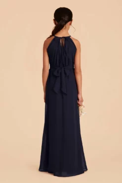 Sienna Junior Dress - Navy -US Skirt Sales 2024 navy sienna junior bridesmaid dress 04