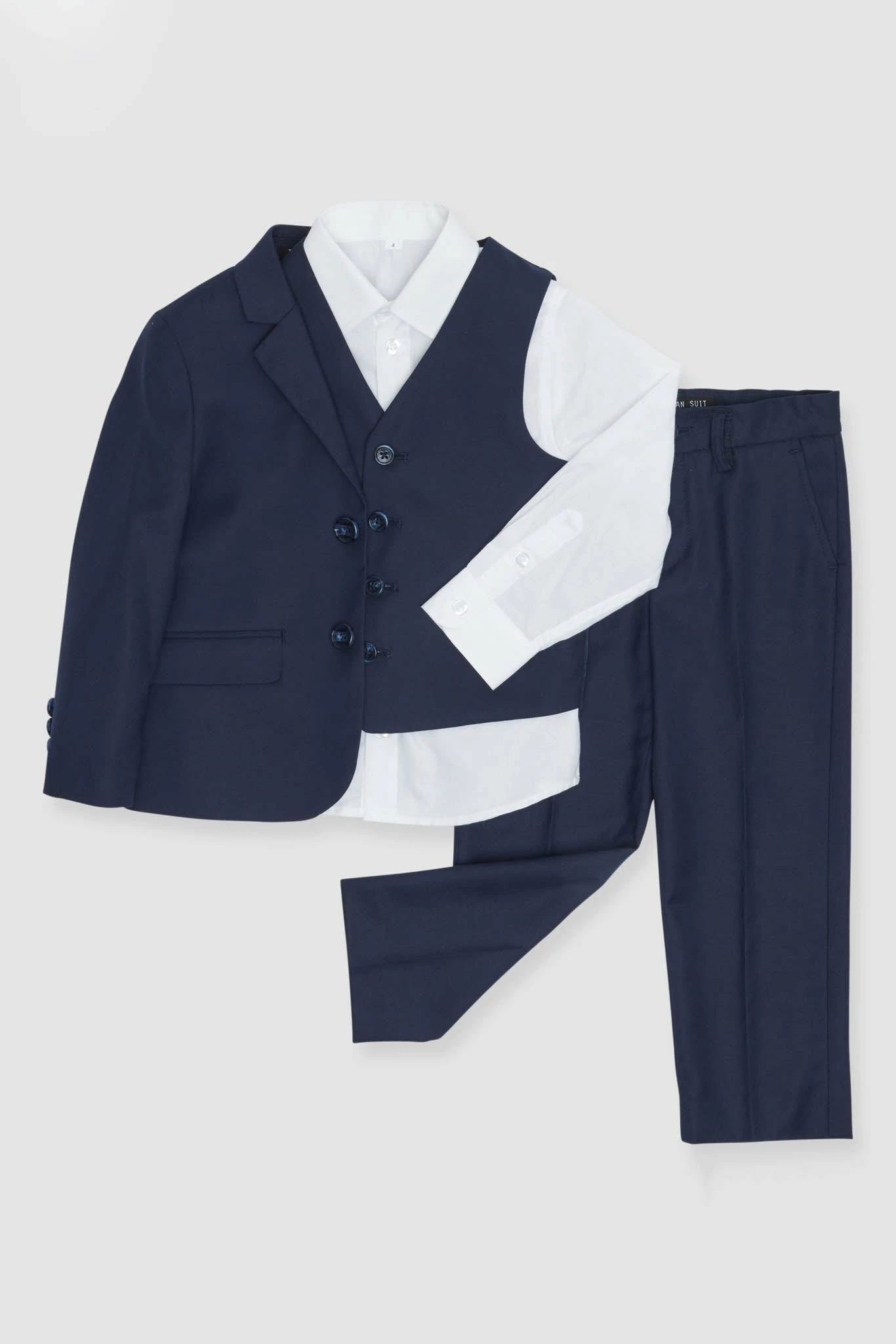 Navy Blue Kids Suit By SuitShop 2 Navy Blue Kids Suit By SuitShop - Image 2