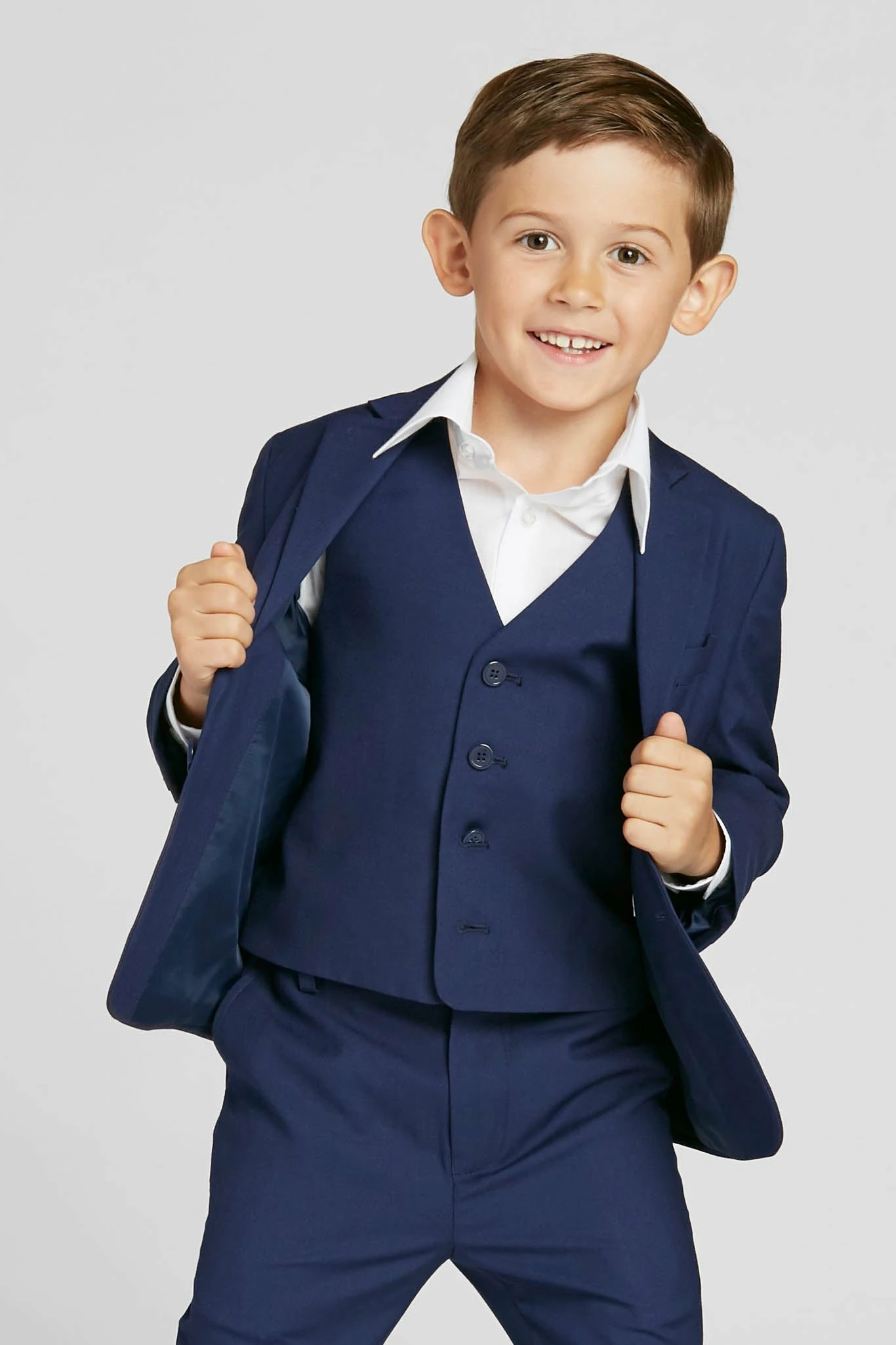 Navy Blue Kids Suit By SuitShop 1 Navy Blue Kids Suit By SuitShop
