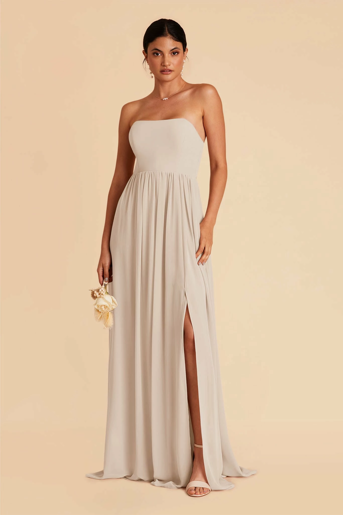 August Convertible Dress - Neutral Champagne 2 August Convertible Dress - Neutral Champagne - Image 2