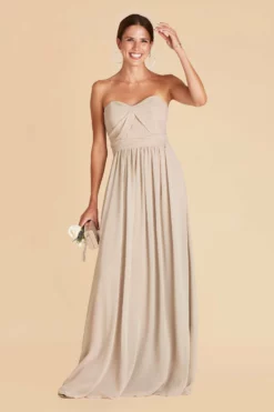 Grace Convertible Dress - Neutral Champagne -US Skirt Sales 2024 neutral champagne grace convertible bridesmaid dress 01