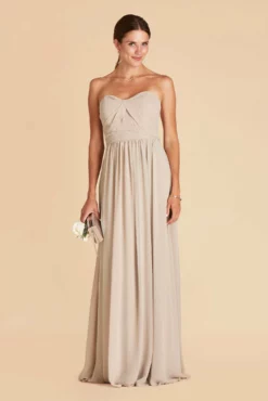 Grace Convertible Dress - Neutral Champagne -US Skirt Sales 2024 neutral champagne grace convertible bridesmaid dress 02