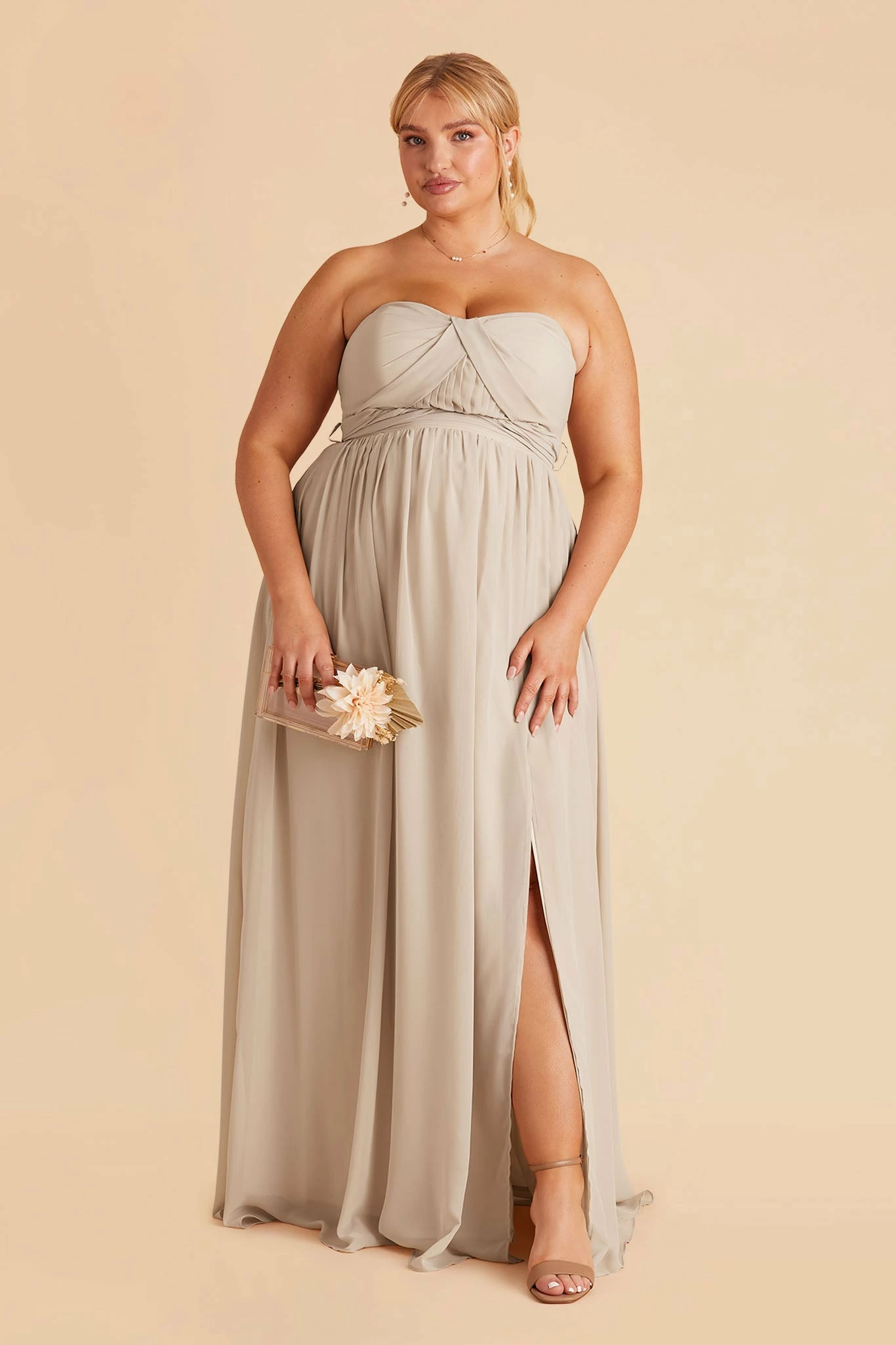 Grace Convertible Dress - Neutral Champagne - Image 3