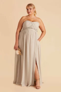 Grace Convertible Dress - Neutral Champagne -US Skirt Sales 2024 neutral champagne grace convertible slit plus size bridesmaid dress 04 cd0b31ec f83e 4889 9637 8e607c1a582c