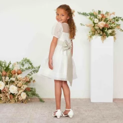 Liz Flower Girl Sash - Neutral Champagne 9 Liz Flower Girl Sash - Neutral Champagne -US Skirt Sales 2024 neutral champagne liz flower girl sash 01