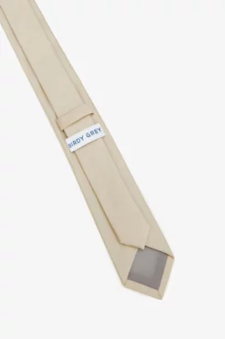 Simon Necktie - Neutral Champagne -US Skirt Sales 2024 neutral champagne simon necktie groomsmen accessories 02 1