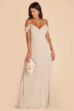 Spence Convertible Dress - Neutral Champagne -US Skirt Sales 2024 neutral champagne spence convertible slit bridesmaid dress 05