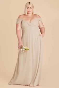 Spence Convertible Dress - Neutral Champagne -US Skirt Sales 2024 neutral champagne spence convertible slit plus size bridesmaid dress 03 099a5835 0e93 4553 8b0e 82c3211c3049