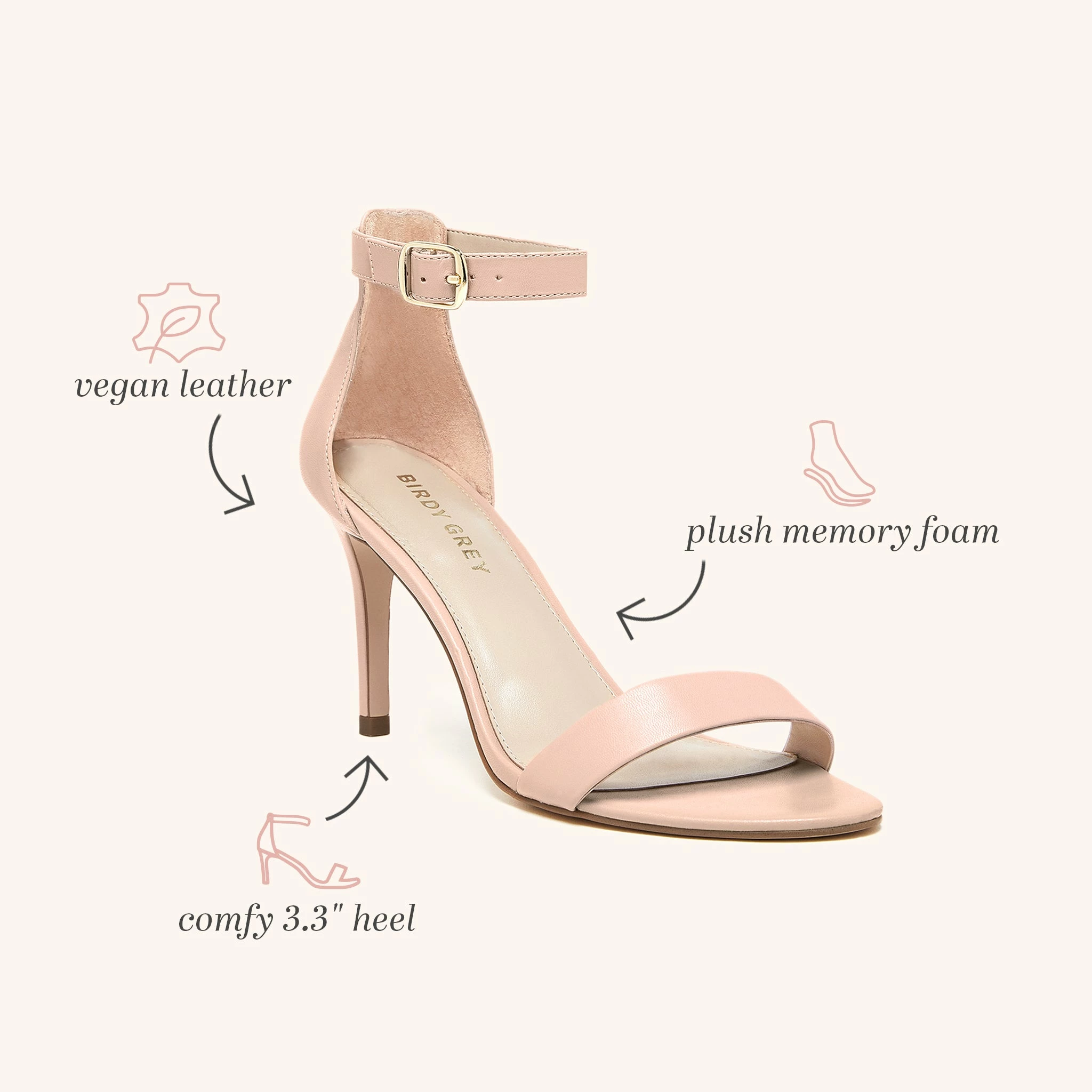 Jenny Stiletto Heel - Nude Blush 2 Jenny Stiletto Heel - Nude Blush - Image 2