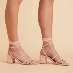 Rocky Chunky Heel - Nude Blush -US Skirt Sales 2024 nude blush rocky heel bridesmaid shoes 03 88ba7536 b47f 4157 a890 ac7858155b96