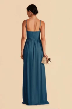 August Convertible Dress - Ocean Blue 12 August Convertible Dress - Ocean Blue -US Skirt Sales 2024 ocean blue august convertible slit bridesmaid dress 04