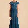 Celine Junior Dress - Ocean Blue