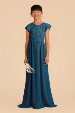 Celine Junior Dress - Ocean Blue