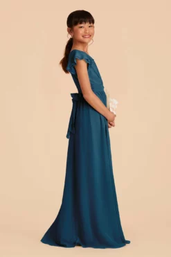 Celine Junior Dress - Ocean Blue 6 Celine Junior Dress - Ocean Blue -US Skirt Sales 2024 ocean blue celine junior bridesmaid dress 04